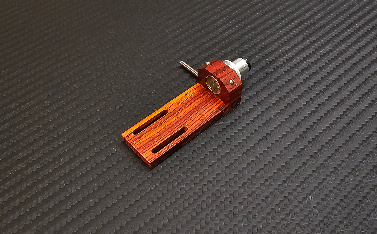 Exclusive Custom-Made Headshell for SME/Ortofon/SAEC Tonearm - Cocobolo Wood5