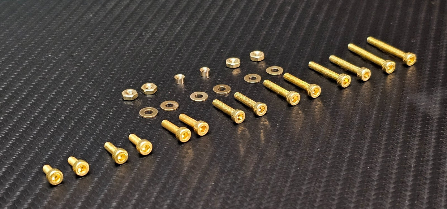Phono Screws Set M2.5 / 6 8 10 12 14 16 20mm for Headshell / Cartridge / Steel2