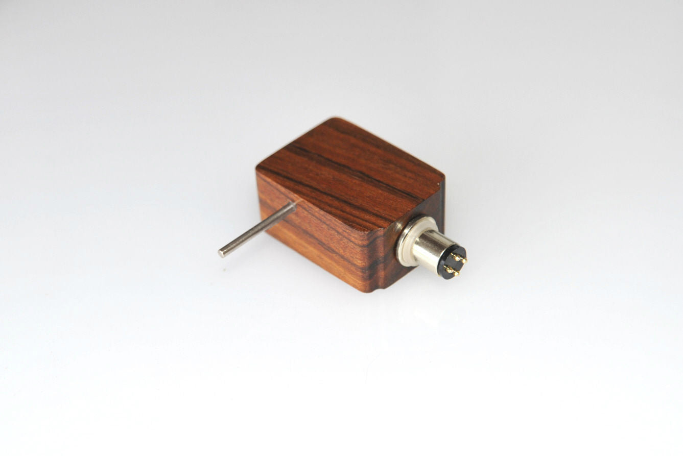 New - With Emt Connector Headshell Body Amazakoué Wood For Denon DL103 DL103R1