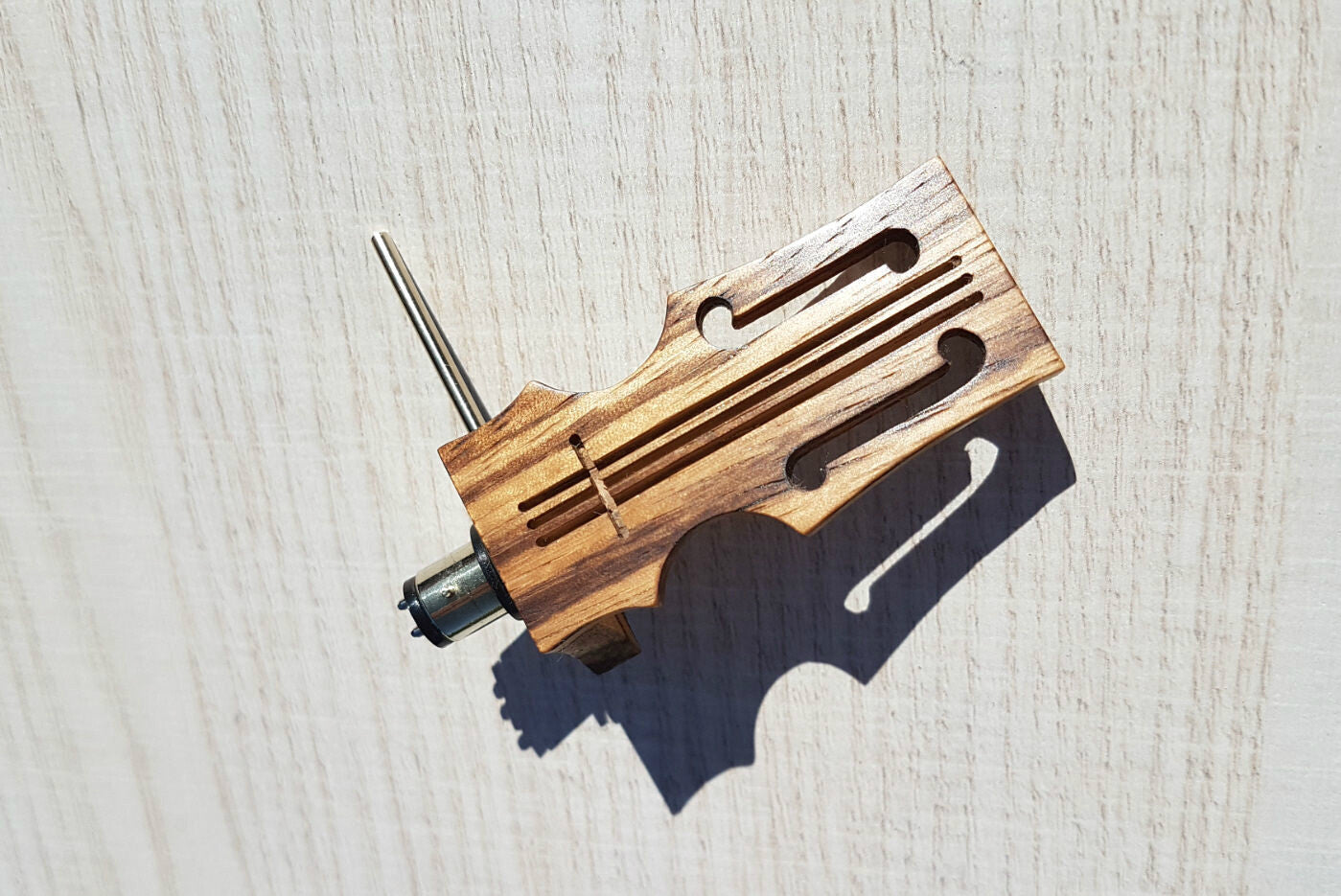 Exclusive Custom-Made Headshell Stradivarius For Sme Tonearms Zebrawood - New3