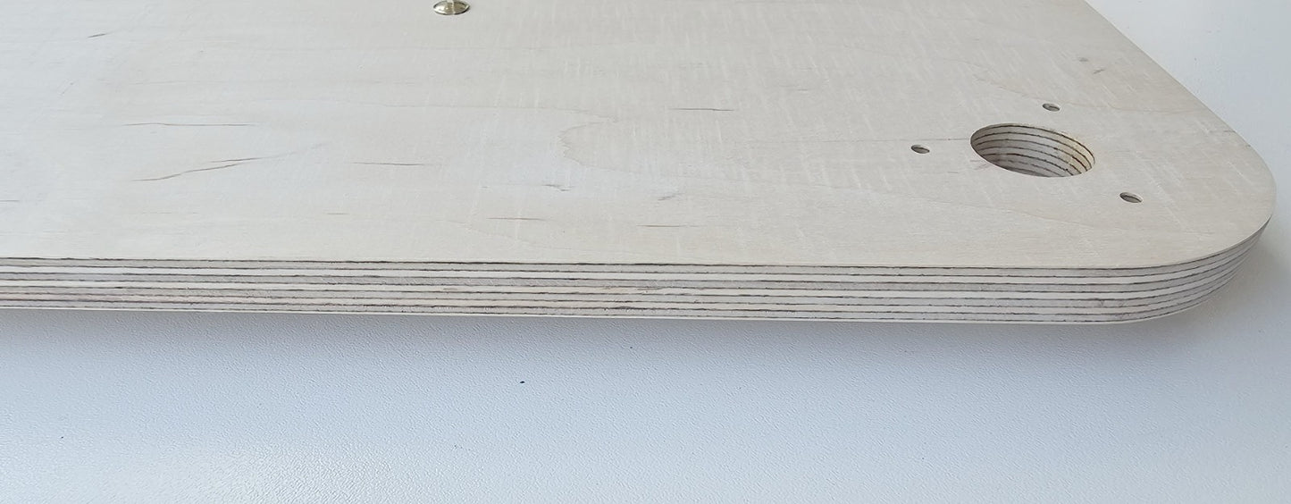 Tonarmboard Base for Thorens TD 124 MKI MKII & Ortofon RMG 309 RMA Mat.: Plywood5