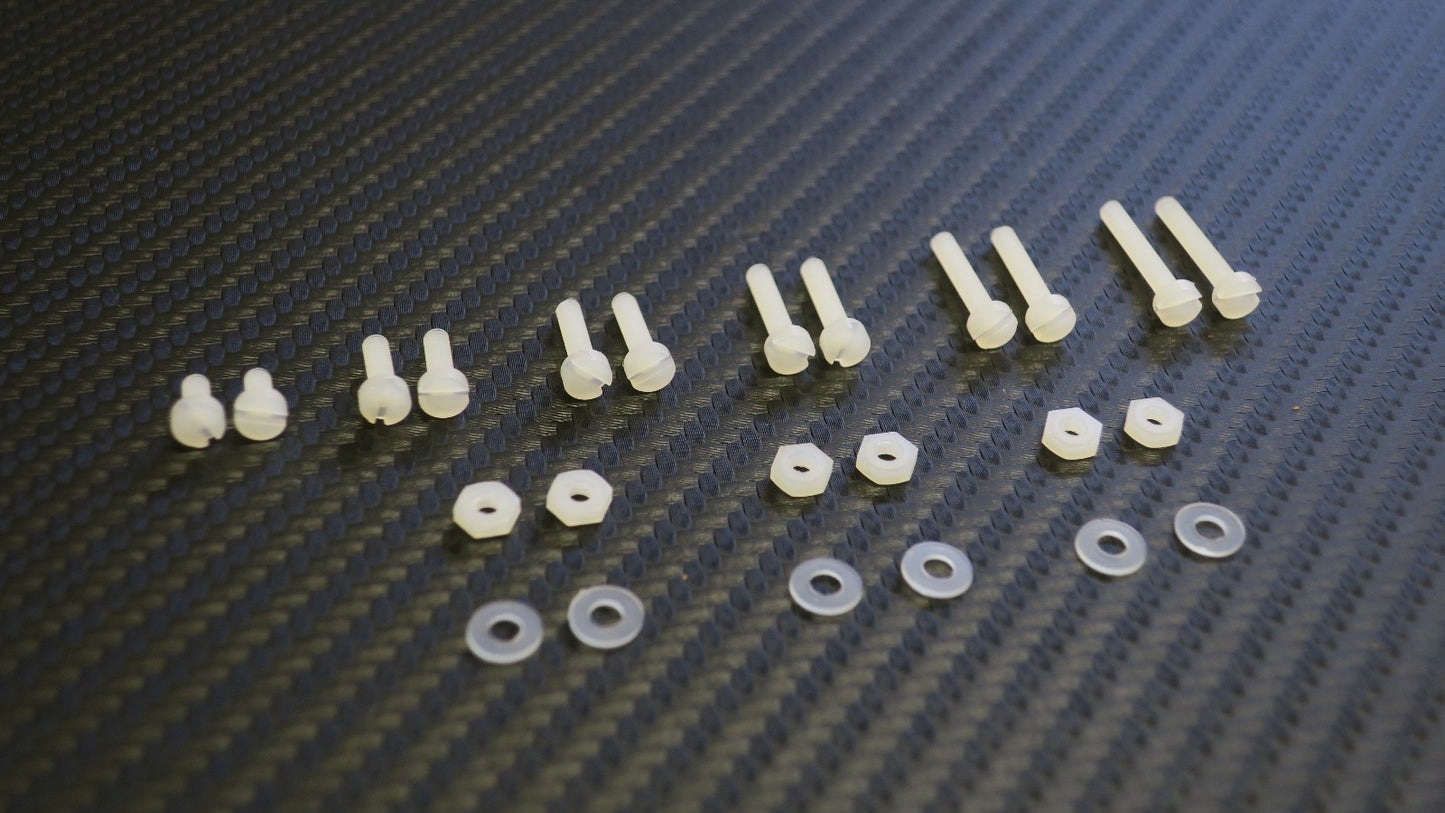 Premium NYLON Phono Cartridge Screw Set M2.5 Schrauben NON-Magnetic - NEW -2