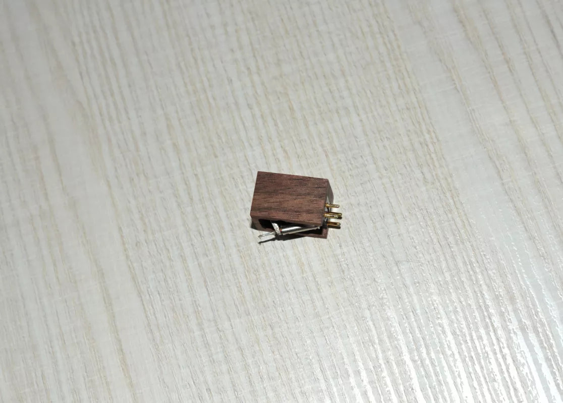 Custom-Made Walnut Wood Body for DENON DL 103 Series Cartridge