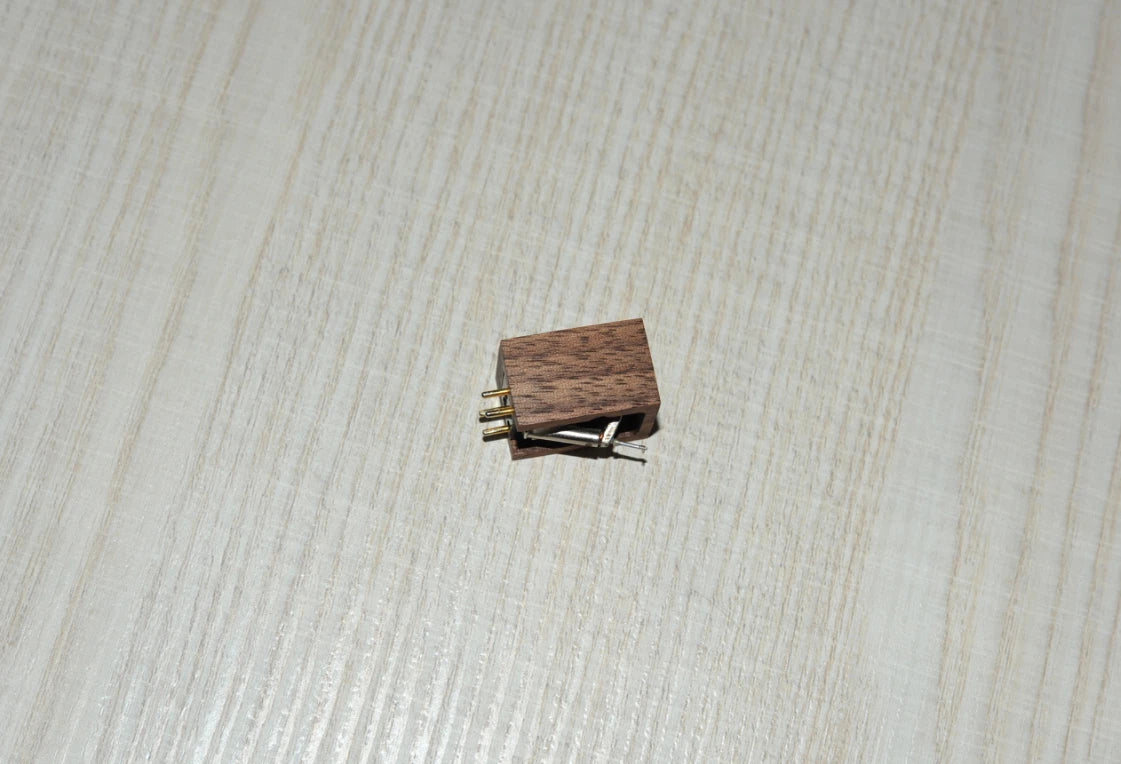 Custom-Made Walnut Wood Body for DENON DL 103 Series Cartridge