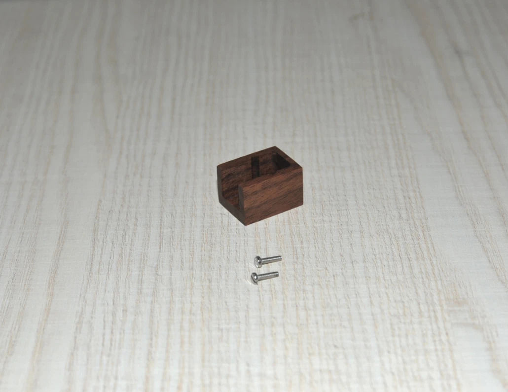 Custom-Made Walnut Wood Body for DENON DL 103 Series Cartridge