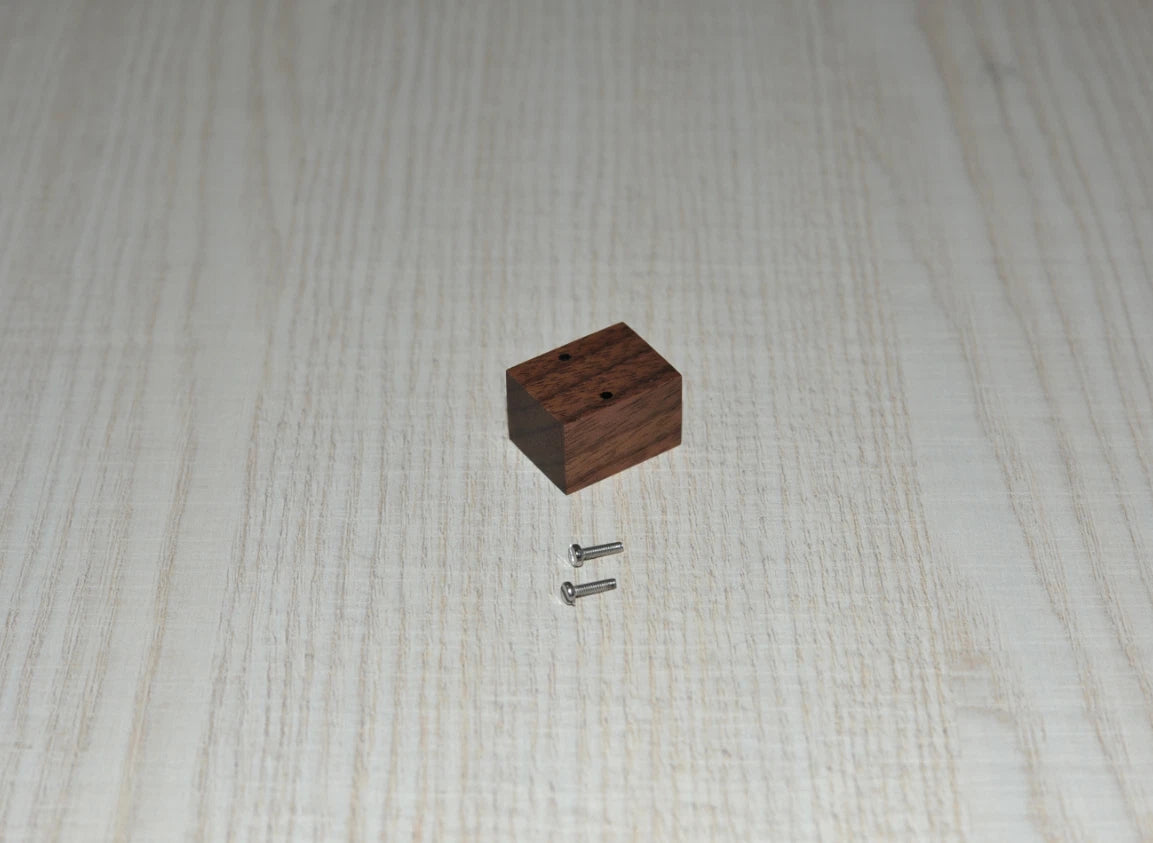 Custom-Made Walnut Wood Body for DENON DL 103 Series Cartridge