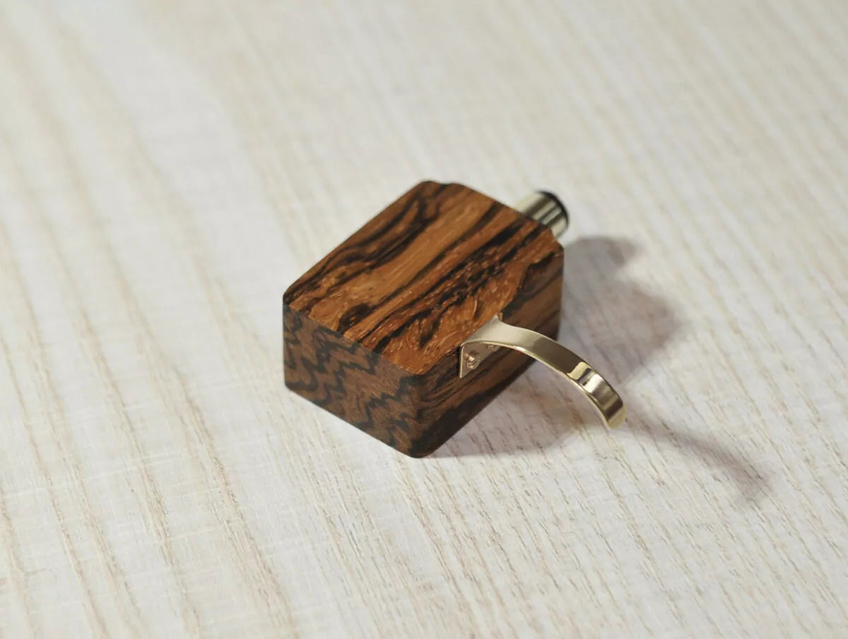 Custom-Made Zebrawood Headshell for DENON DL 103 Series Cartridge for EMT Tonearms