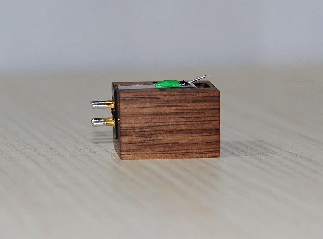 Custom-Made Walnut Wood Body for Audio-Technica AT95 Cartridge (MC Design)