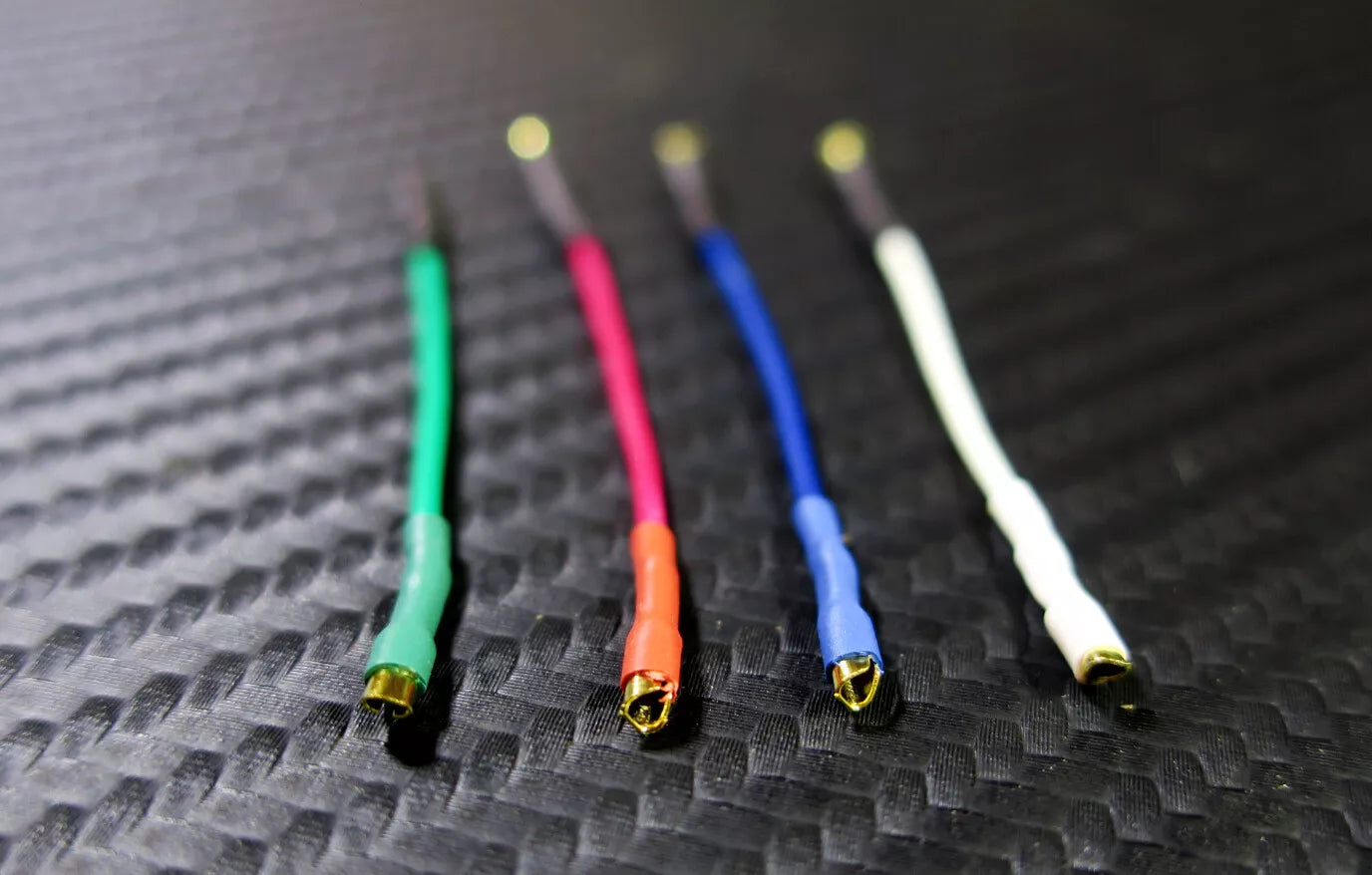 High Quality Wires Set Leads OFC Cooper 24k gold plated terminals for Phono Cartridge / Headshell