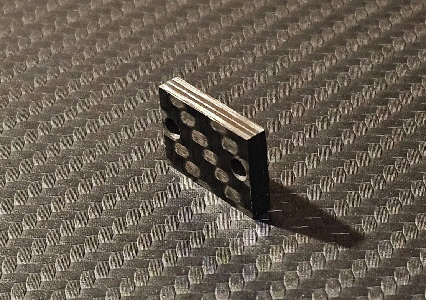 3mm Spacer / Shock Absorber / Weight for Audio-Technica VM530 Cartridge made of real racing carbon
