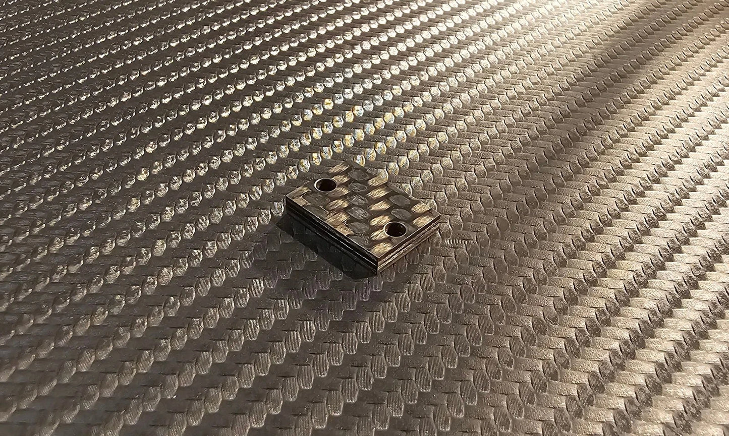 3mm Spacer / Shock Absorber / Weight for Audio-Technica VM530 Cartridge made of real racing carbon