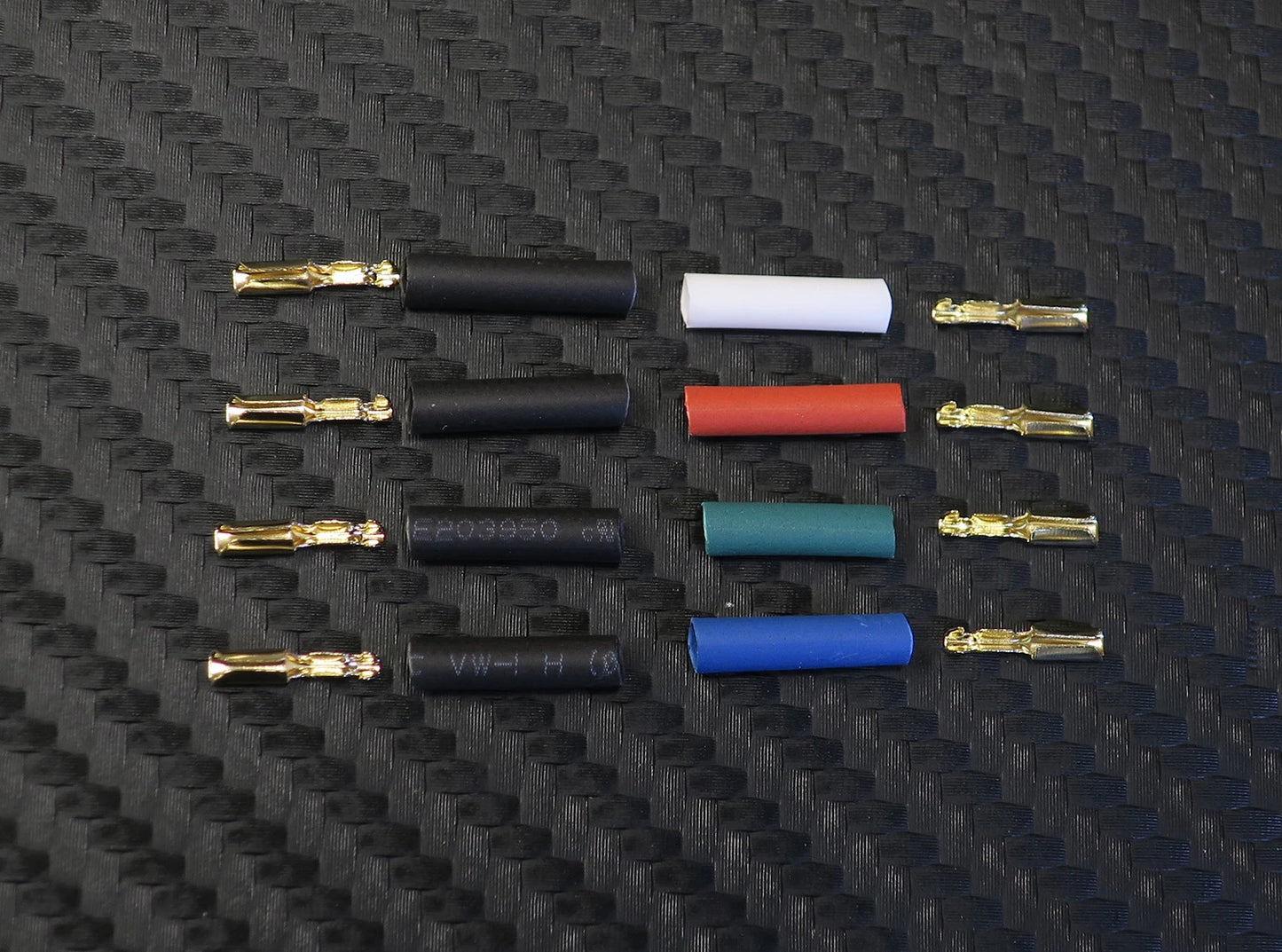 High Quality 24K Gold Plated Connector Clips & Tubes for Phono Cartridge New Design