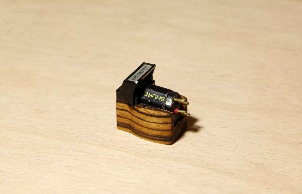 Custom-Made Zebra Wood Body for SHURE V15 Type III Cartridge