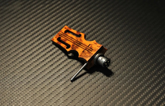 Custom-Made Snake Wood Headshell "Stradivarius" for Tonearms with SME Connector Type