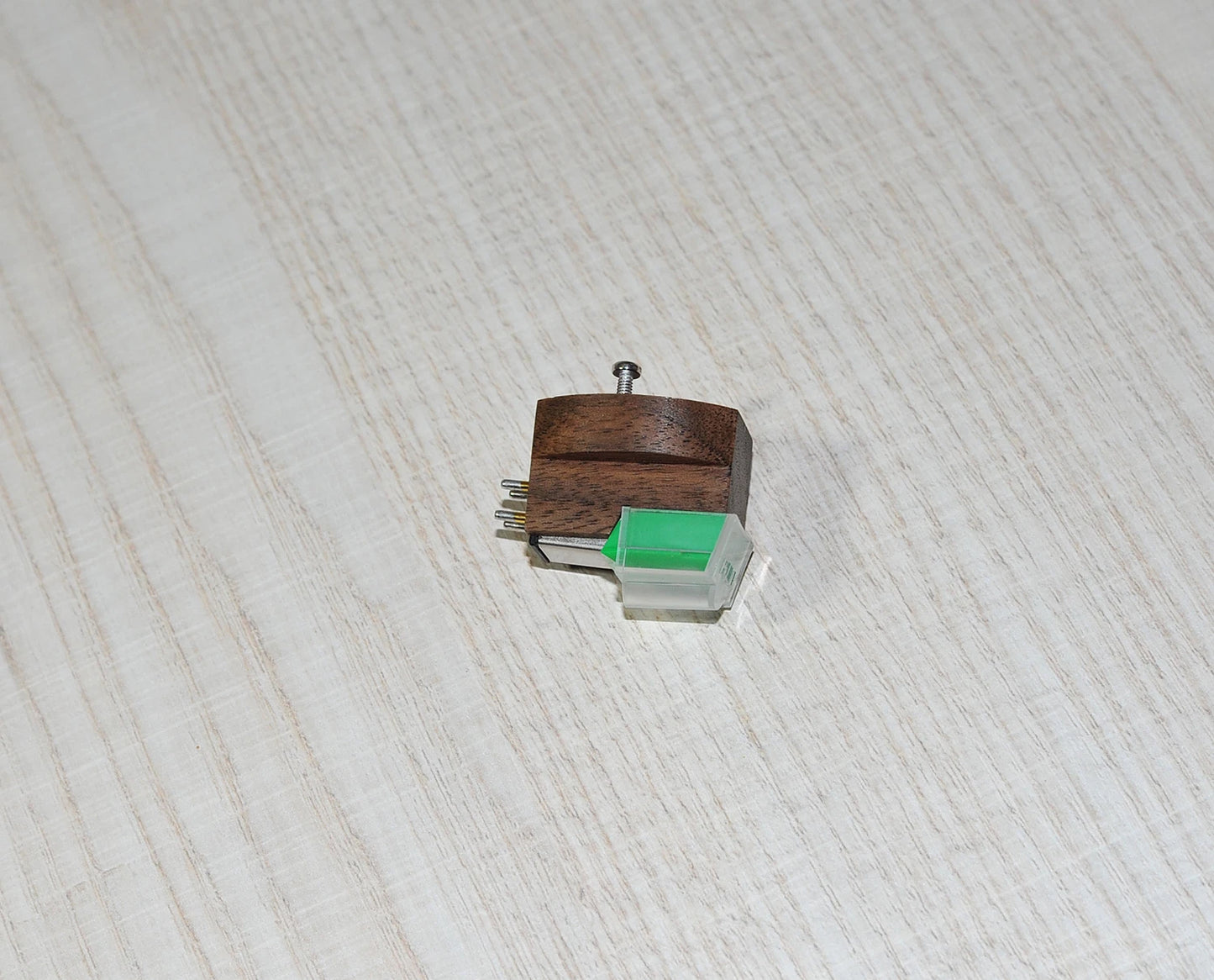 Custom-Made Walnut Wood Body for Audio-Technica AT95 Cartridge