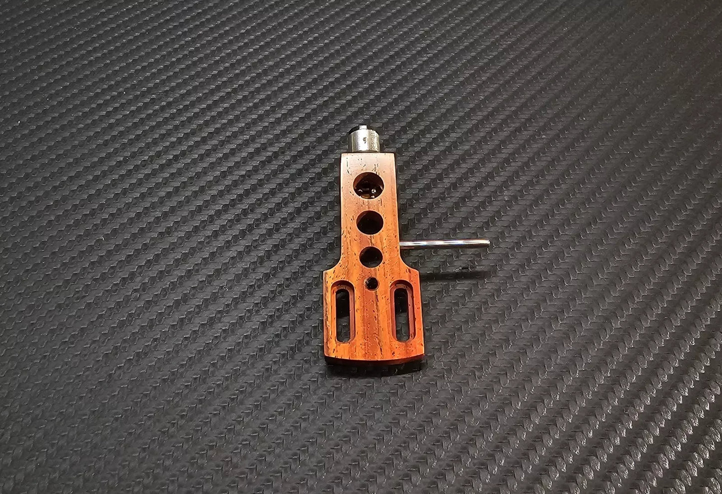 Custom-Made Cocobolo Wood Headshell "Techno" for Tonearms with SME Connector Type