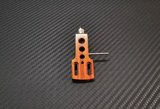 Custom-Made Cocobolo Wood Headshell "Techno" for Tonearms with SME Connector Type