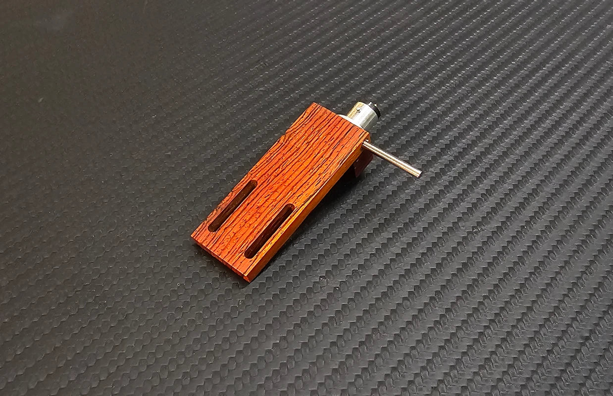 Custom-Made Cocobolo Wood Headshell "Miles" for Tonearms with SME Connector Type