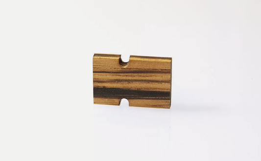 3mm Spacer / Shock Absorber / Weight  for DENON DL 103 Series Cartridge made of Zebrawood