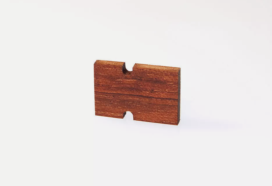 3mm Spacer / Shock Absorber / Weight  for DENON DL 103 Series Cartridge made of Bubinga Wood