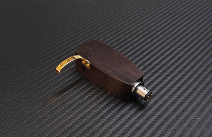 Custom-Made Rosewood Headshell for Denon DL103 Series with SME Connector Type and Azimuth Adjustment
