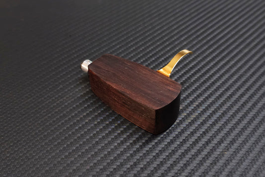 Custom-Made Rosewood Headshell for Denon DL103 Series with SME Connector Type and Azimuth Adjustment