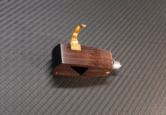 Custom-Made Rosewood Headshell for Denon DL103 Series with SME Connector Type and Azimuth Adjustment