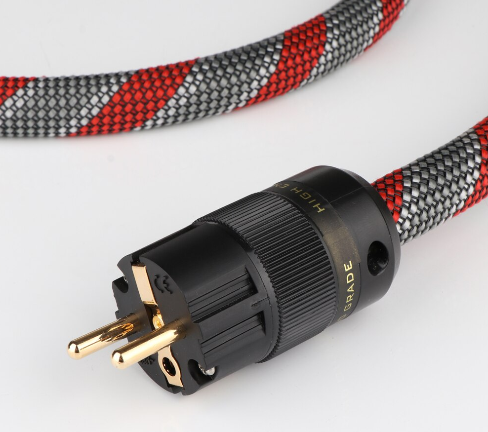 High End Power Cord / Cable Reference Melody Super Pure Copper EU Plug 1m3