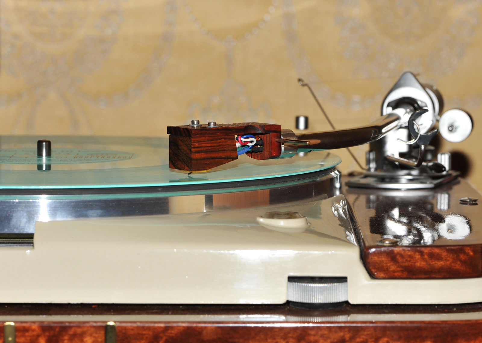 Exclusive WOOD BODY for AudioTechnica AT91 Cartridge Tonabnehmer Cocobolo Wood1