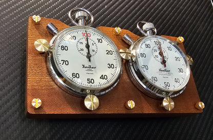 Custom-Made Mahagoni Wood Board Dashboard Cockpit für Hanhart Stoppuhr Classic1