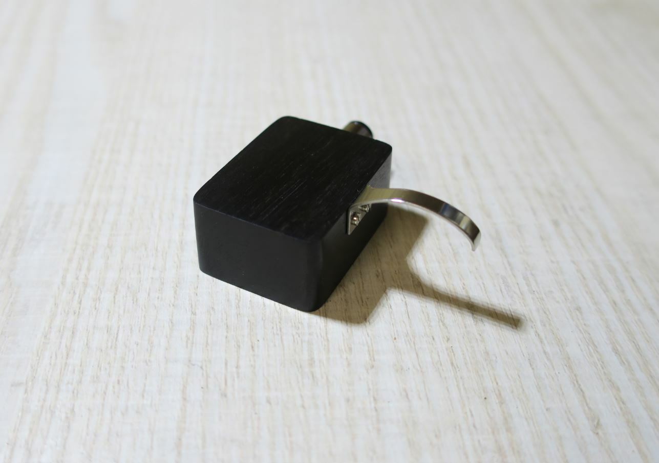 Custom-Made Headshell for EMT TSD15 Cartridge made of Ebony Wood DESIGN 20253