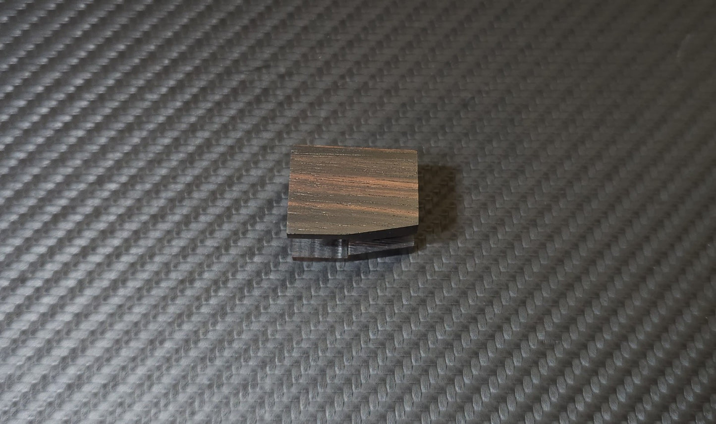 WOOD BODY for NAGAOKA MP200 Cartridge made of MAKASAR EBONY  - NEW Version1
