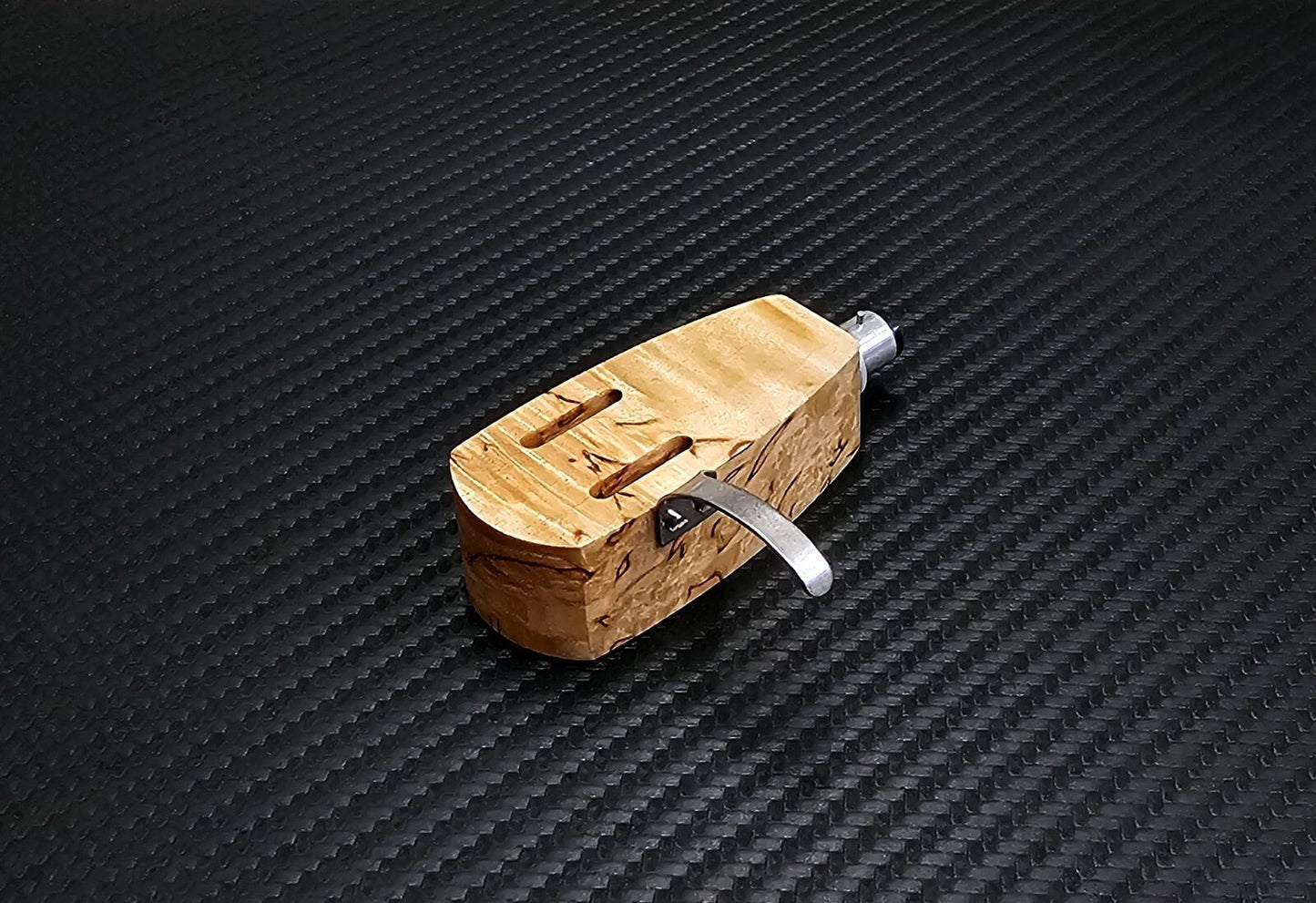 Custom-Made Headshell Opera Collection Series Overhang Azimuth Adjustment Birch0