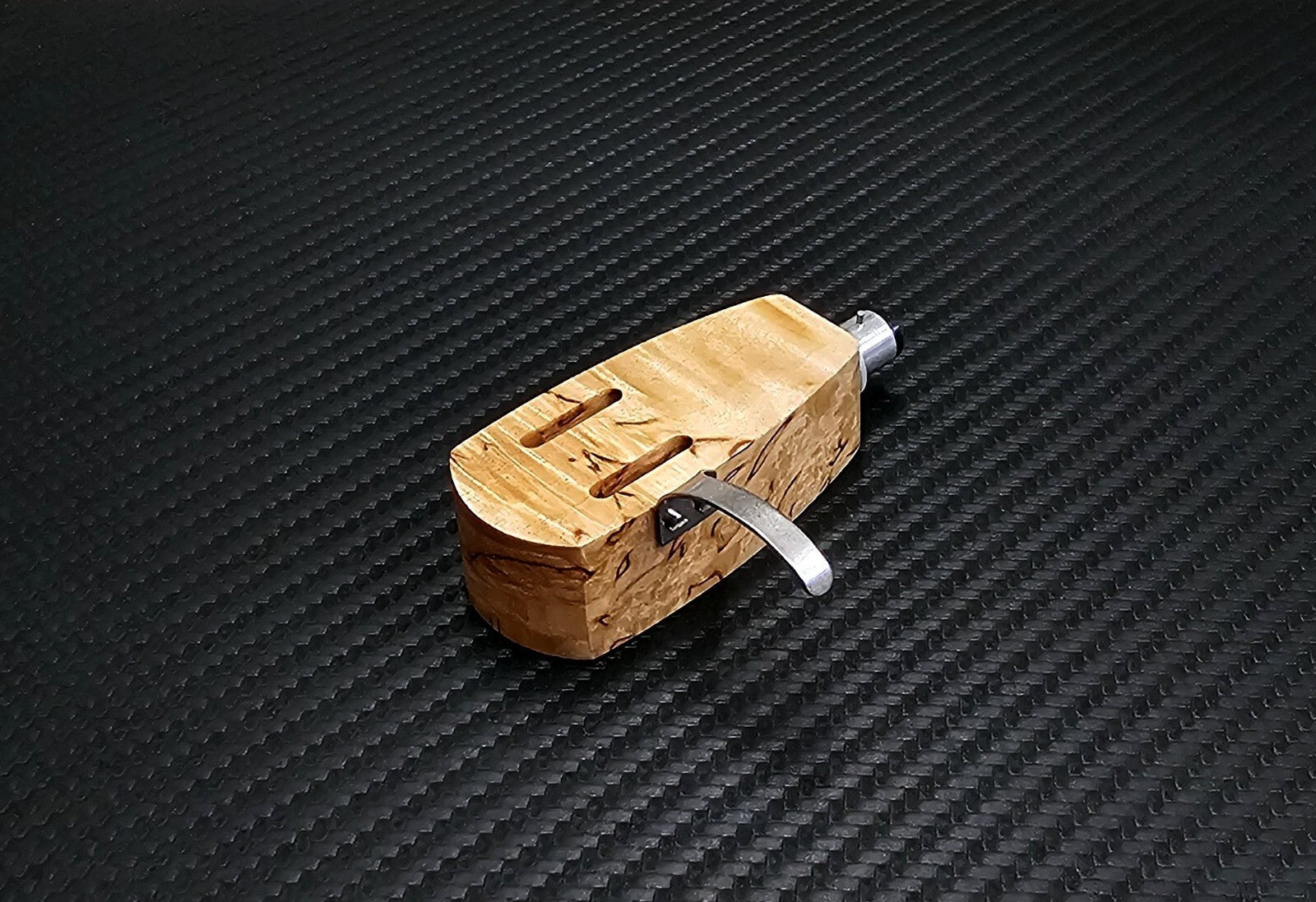 Custom-Made Headshell Opera Collection Series Overhang Azimuth Adjustment Birch0