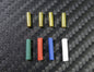 24K GOLD plated CONNECTOR CLIPS & TUBES for Phono Pick-up Cartridge NEW DESIGN -0
