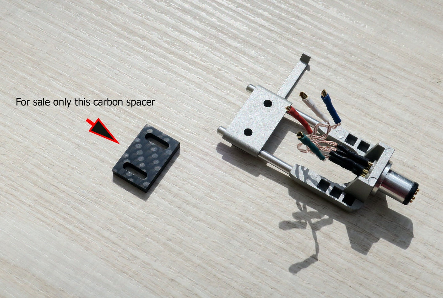 Spacer / Damper / Isolation / for ORSONIC Headshell made of real racing carbon1
