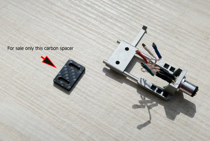 Spacer / Damper / Isolation / for ORSONIC Headshell made of real racing carbon1