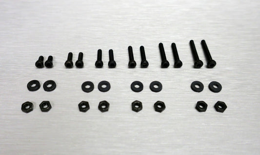 Schwarze Phono Schrauben Set M2 Inbusschrauben für Tonabnehmer / Headshell0