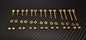 High End Premium Phono Screws Set NON-MAGNETIC Bronze M2.5  L=6-20mm0