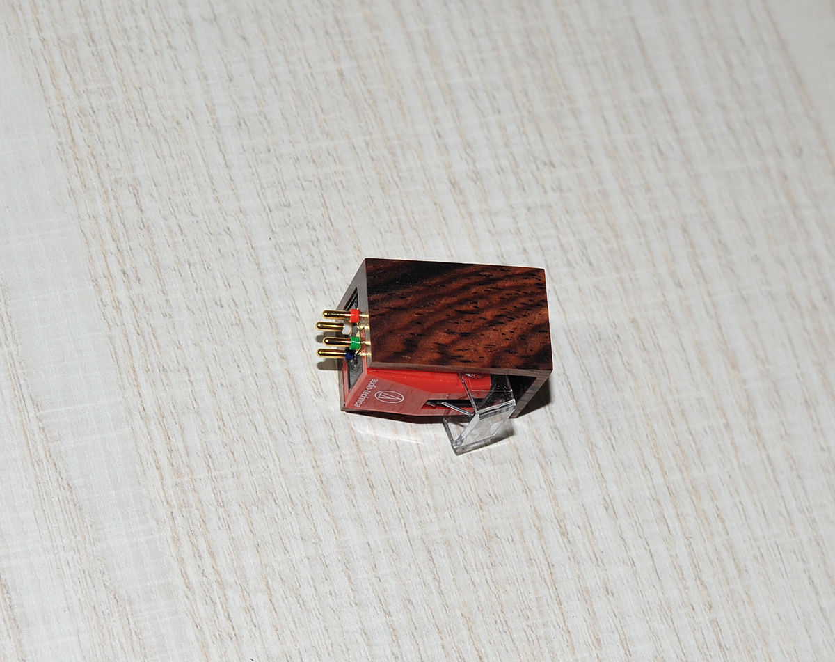 Exclusive WOOD BODY for AudioTechnica AT100E Cartridge / African Cocobolo Wood4
