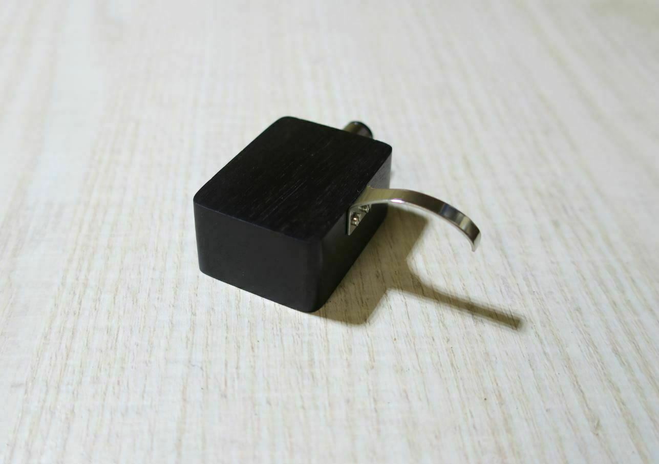 Custom-Made Headshell for EMT TSD15 Cartridge made of Ebony Wood NEW DESIGN 20193