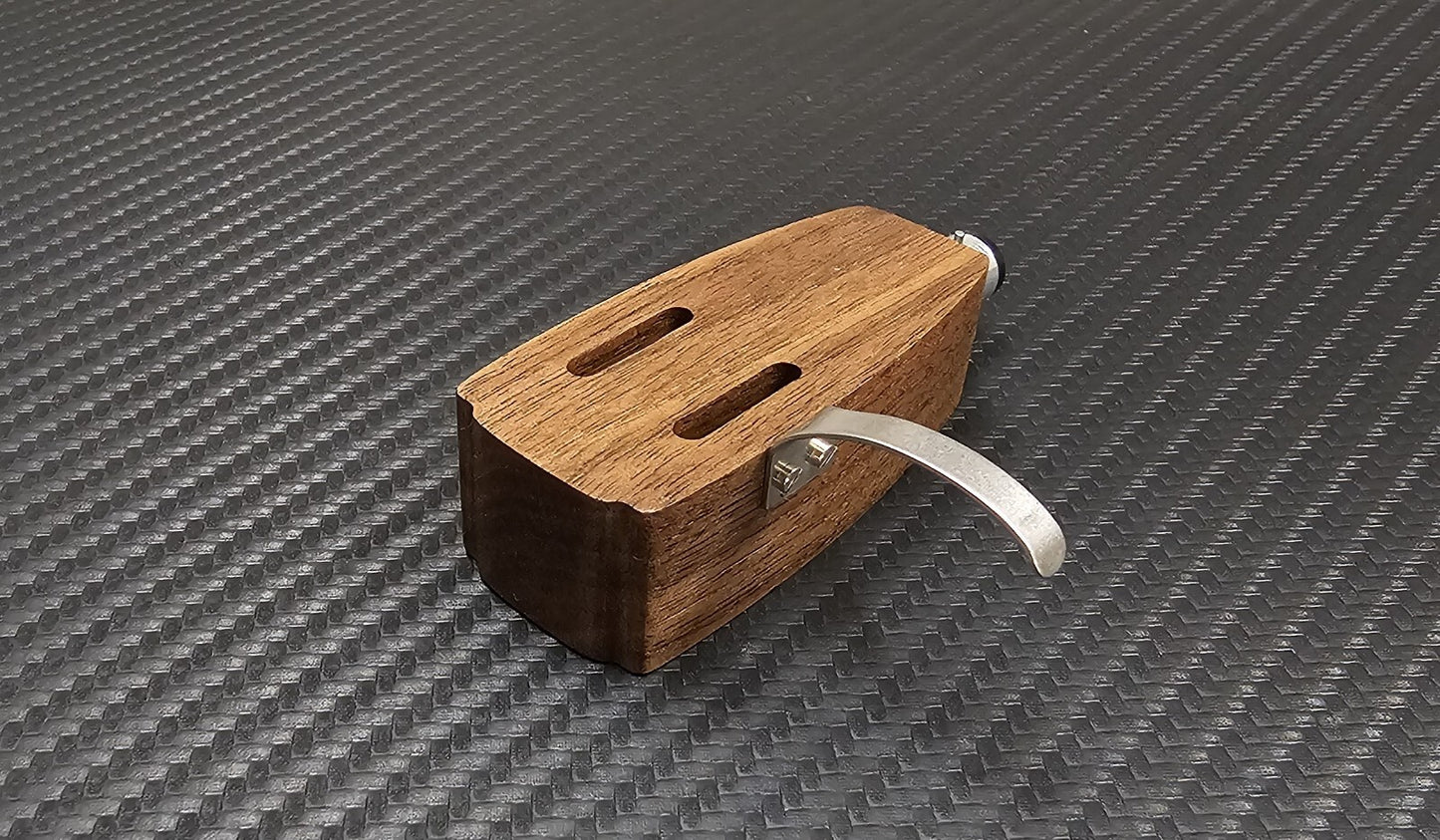 Custom-Made Wood Headshell for Ortofon RMG 309 eff. length/overhang adjustment4