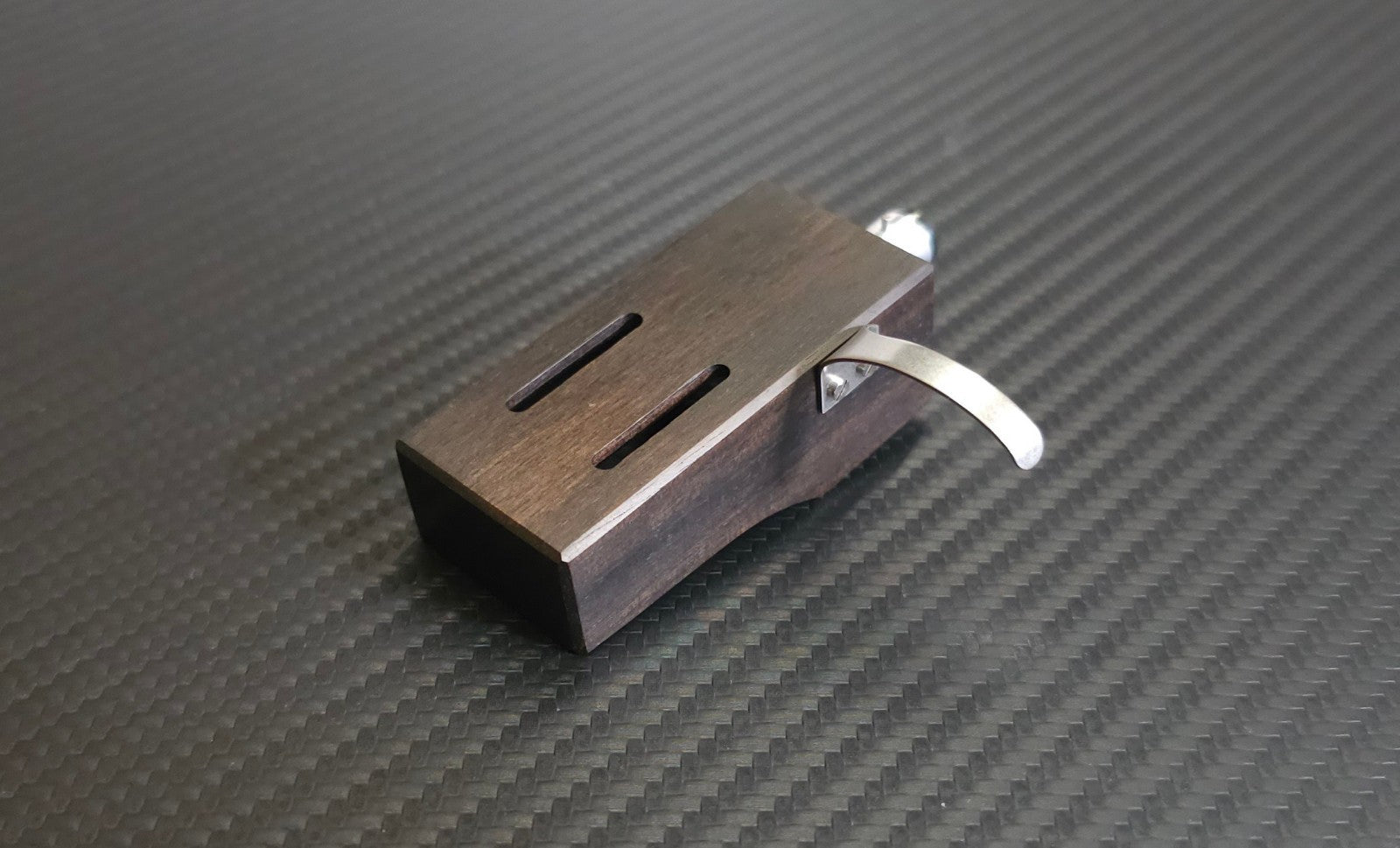 Custom-made Headshell for BRAUN PS500 Turntable Plattenspieler Ebony Wood4