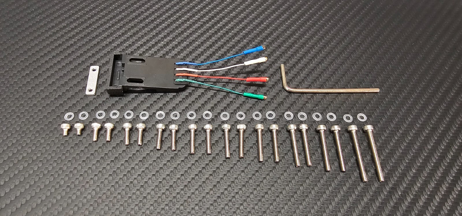 Headshell Slider for Elac Miracord46 PC810 820 830 831 TAS-8 hardware & screws1