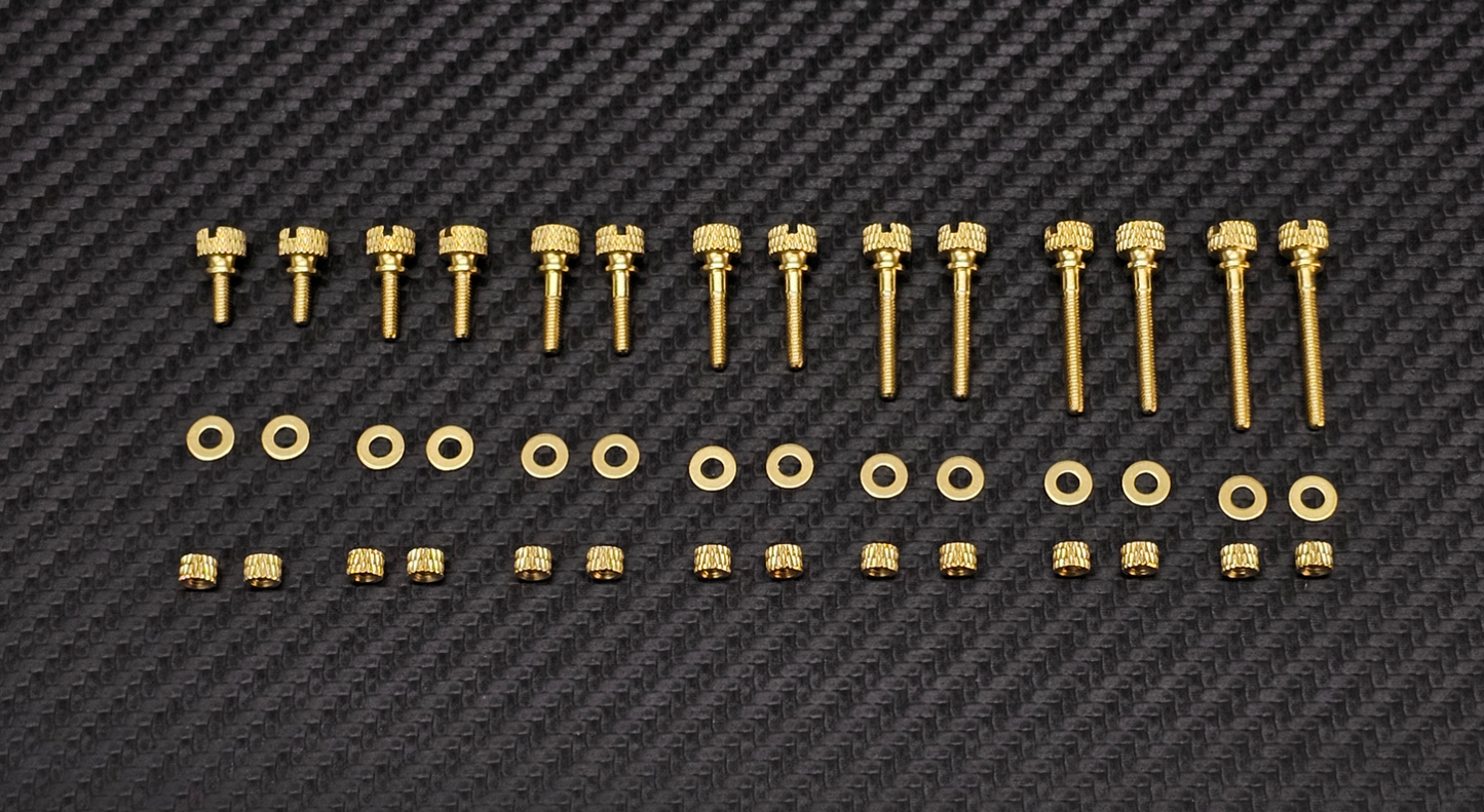 High End Premium Schrauben Set M2.5 6-20mm für Headshell / Tonabnehmer0
