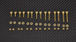 High End Premium Schrauben Set M2.5 6-20mm für Headshell / Tonabnehmer0