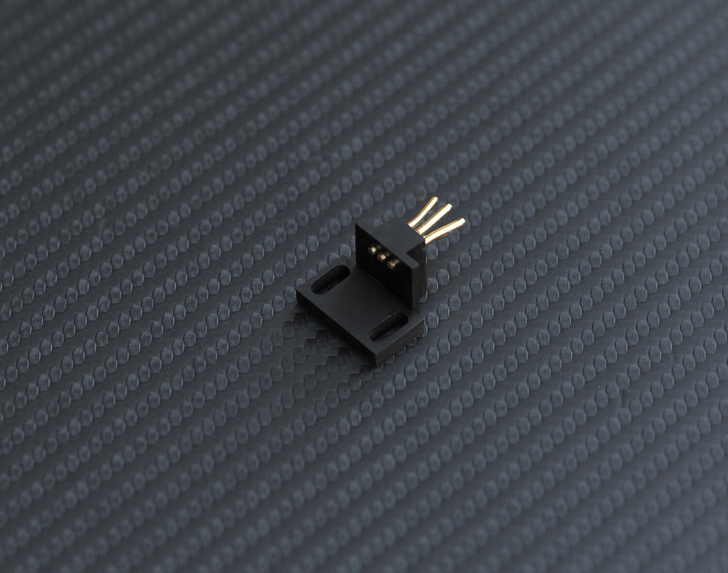 Custom-made Connector / Slider 4 Pins gold-plated DECCA LONDON BLACK/GREY/GOLD2
