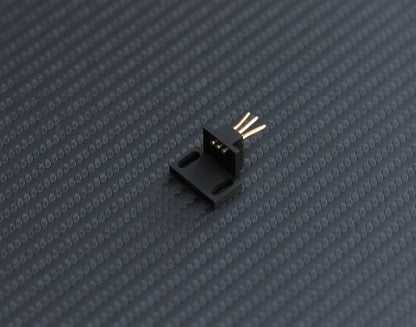 Custom-made Connector / Slider 4 Pins gold-plated DECCA LONDON BLACK/GREY/GOLD2