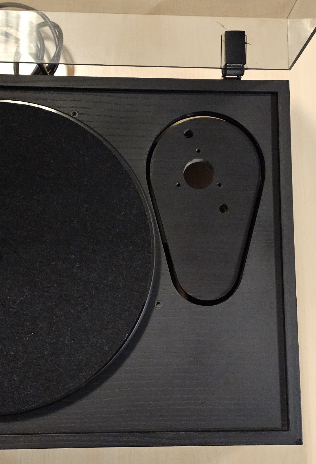 Custom-Made Armboard for Systemdek IIX Turntable for Rega 3 point fixing2