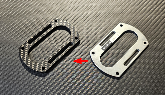 4mm Base Slider Tonearm Board for SME 3009 / 3012 Tonearm aus Racing Carbon0